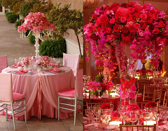 Decoração Casamento cor de rosa